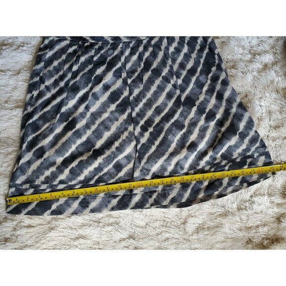 Womens Ann Taylor LOFT Lightweight Tie Dye Style Striped Career Skirt Size‎ 4 - Picture 5 of 7